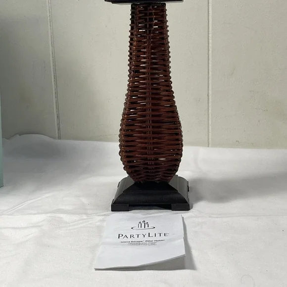PartyLite‎ Island Escape Pillar Candle Holder New in Box Tropical Coastal Decor - Picture 8 of 11